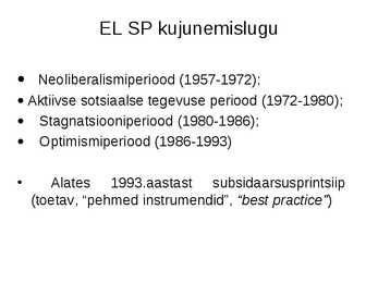Sotsiaalpoliitika #30