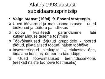Sotsiaalpoliitika #40