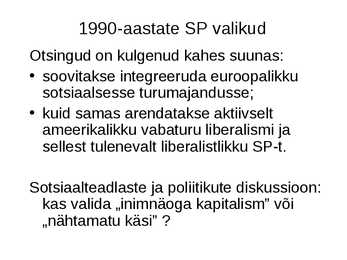 Sotsiaalpoliitika #11
