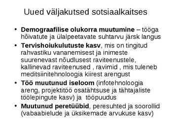 Sotsiaalpoliitika #16