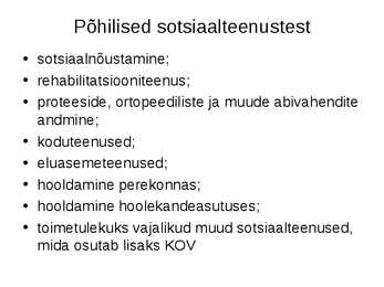 Sotsiaalpoliitika #22