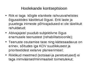 Sotsiaalpoliitika #26