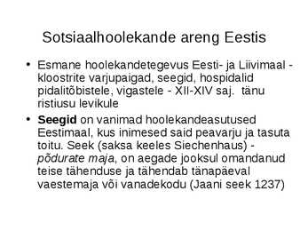 Sotsiaalpoliitika #5