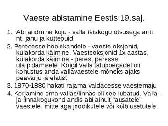 Sotsiaalpoliitika #6