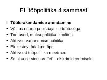Sotsiaalpoliitika #78