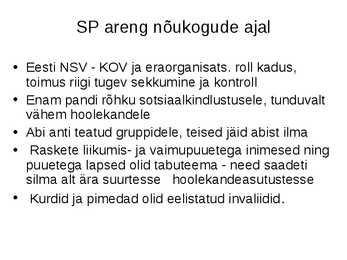 Sotsiaalpoliitika #9
