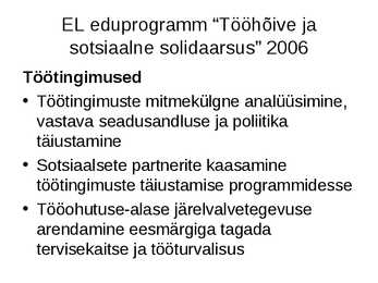 Sotsiaalpoliitika #99