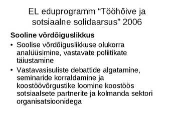 Sotsiaalpoliitika #100