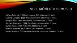 Eesti spordi saavutused 1920-1940 #5