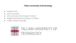 Tallinn University of Tehnology #2