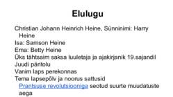 Heinric Heine #2