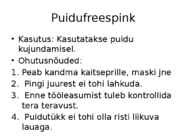 Tööpinkide kasutus-osad ja ohutus #11