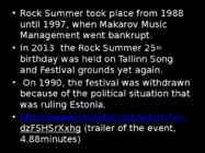 Powerpointi esitlus Rock Summerist-88 #4