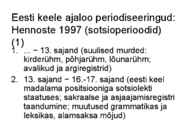 Eesti keele ajalugu ja murded #18