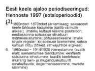 Eesti keele ajalugu ja murded #20