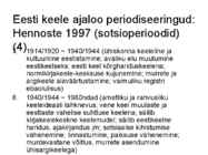 Eesti keele ajalugu ja murded #21