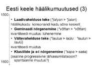 Eesti keele ajalugu ja murded #27