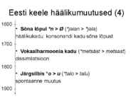 Eesti keele ajalugu ja murded #28