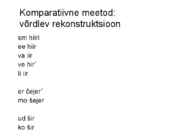 Eesti keele ajalugu ja murded #5