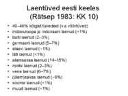 Eesti keele ajalugu ja murded #49