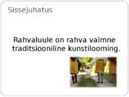 Rahvaluule #2