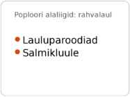 Rahvaluule #15