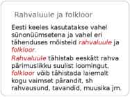 Rahvaluule #9