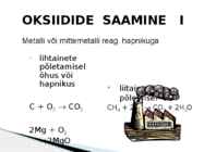 Oksiidid #3