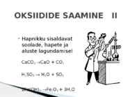 Oksiidid #4