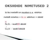 Oksiidid #7