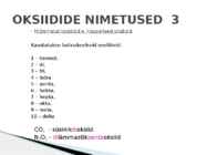 Oksiidid #8
