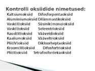 Oksiidid #10