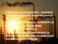 Õhureostus-globaalne kliimamuutus-happevihmad #7