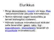 Bioindikatsioon-GLOBE-elurikkus #8