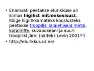 Bioindikatsioon-GLOBE-elurikkus #9