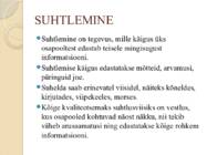 SUHTLEMINE #2