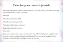 Juuste ja peanaha looduslik hooldus #2
