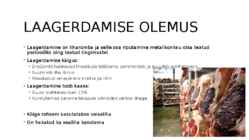 Liha laagerdamine #3