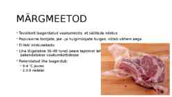 Liha laagerdamine #7