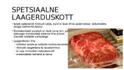 Liha laagerdamine #8