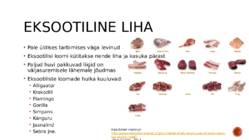 Eksootiline liha #3