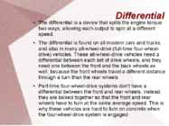 Transmission and differential #8