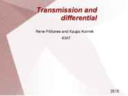 Transmission and differential