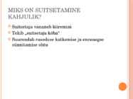 Suitsetamisest loobumise toetamine #4