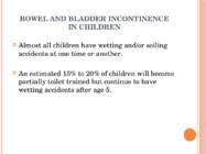 A review of bowel and bladder control development #4