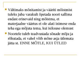 Koolikiusamine #11