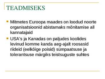Koolikiusamine #12