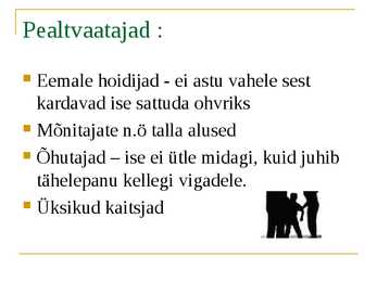 Koolikiusamine #7