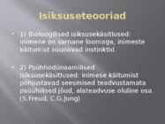 Isiksus ja temperament #3