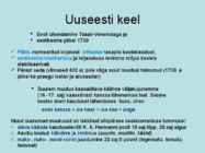 Eesti keele kujunemine #7